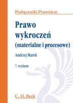 Okładka książki Prawo wykroczeń materialne i procesowe