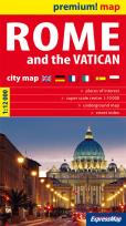 Opakowanie Premium! map Rome and the Vatican 1:12 000