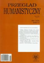 Opakowanie Przegląd humanistyczny 5/2011