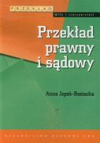 Okładka książki Przekład prawny i sądowy