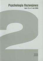 Opakowanie Psychologia Rozwojowa tom 13 2/2008