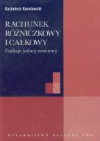 Okładka książki Rachunek różniczkowy i całkowy
