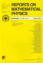 Opakowanie Reports on Mathematical Physics 68/3 wer.eksp.