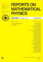 Opakowanie Reports on Mathematical Physics 69/1