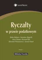 Okładka książki Ryczałty w prawie podatkowym