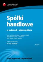 Okładka książki Spółki handlowe w pytaniach i odpowiedziach