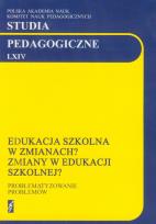 Opakowanie Studia pedagogiczne LXIV