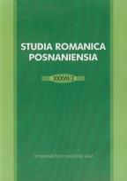 Opakowanie Studia Romanica Posnaniensia XXXVII/2
