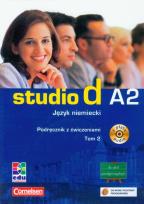 Okładka książki Studio d A2 Język niemiecki Podręcznik z ćwiczeniami + CD Tom 2