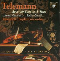 Okładka książki Telemann: Recorder Sonatas & Trios