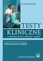 Okładka książki Testy kliniczne w badaniu kości stawów i mięśni