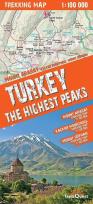 Okładka książki Trekking map Turkey the highest peaks 1:100 000