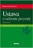 Okładka książki Ustawa o ochronie przyrody
