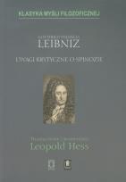 Okładka książki Uwagi krytyczne o Spinozie