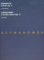 Okładka książki Wariacje b-moll op 3 na fortepian
