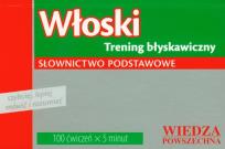 Okładka książki Włoski trening błyskawiczny słownictwo podstawowe