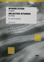 Okładka książki Wybór etiud na gitarę 1