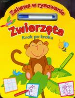 Okładka książki Zabawa w rysowanie - Zwierzęta