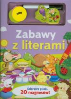 Okładka książki Zabawy z literami. Magnesy i flamaster