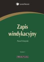 Okładka książki Zapis windykacyjny