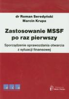 Okładka książki Zastosowanie MSSF po raz pierwszy