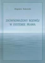 Okładka książki Zrównoważony rozwój w systemie prawa
