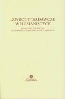 Okładka książki Zwroty badawcze w humanistyce