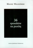 Okładka książki 36 sposobów na pustkę