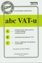 Okładka książki ABC VAT-u 2012