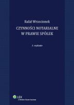 Okładka książki Czynności notarialne w prawie spółek