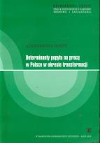 Okładka książki Determinanty popytu na pracę w Polsce w okresie transformacji