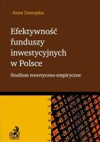 Okładka książki Efektywność funduszy inwestycyjnych w Polsce
