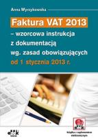 Okładka książki Faktura VAT 2013