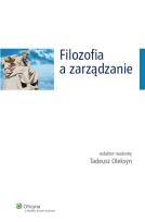 Okładka książki Filozofia a zarządzanie