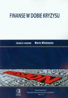 Opakowanie Finanse w dobie kryzysu t.18