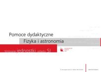 Opakowanie Fizyka i astronomia Pomoce dydaktyczne Wybrane jednostki układu SI