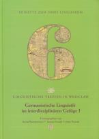 Opakowanie Germanistische Linguistik im interdisziplinaren Gefuge 1