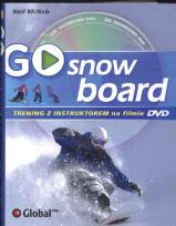 Okładka książki GO Snowboard Trening z  instruktorem na filmie DVD