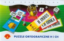 Okładka książki Gra - Puzzle ortograficzne h i ch ALEX