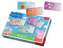 Okładka książki Gra - Świnka Peppa 3...2...1 TREFL