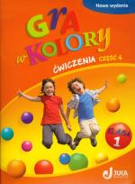 Okładka książki Gra w kolory kl. 1 Ćwiczenia część 4