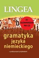 Okładka książki Gramatyka j. niem. praktycznymi przykł.+ słownik