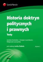 Okładka książki Historia doktryn politycznych i prawnych Testy