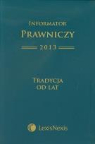 Opakowanie Informator Prawniczy 2013 Tradycja od lat