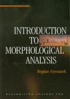 Okładka książki Introduction to morphological analysis