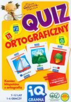 Okładka książki IQ Quiz ortograficzny GRANNA