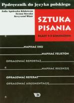 Okładka książki J.polski GIM ćwiczenia Sztuka Pisania WE