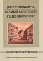 Okładka książki Julian Wieniawski Klemens Szaniawski Feliks Brodowski
