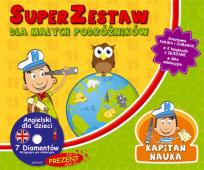 Okładka książki Kapitan Nauka SuperZestaw dla małych podróżników
