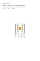 Okładka książki Karnawał Studia historyczno antropologiczne